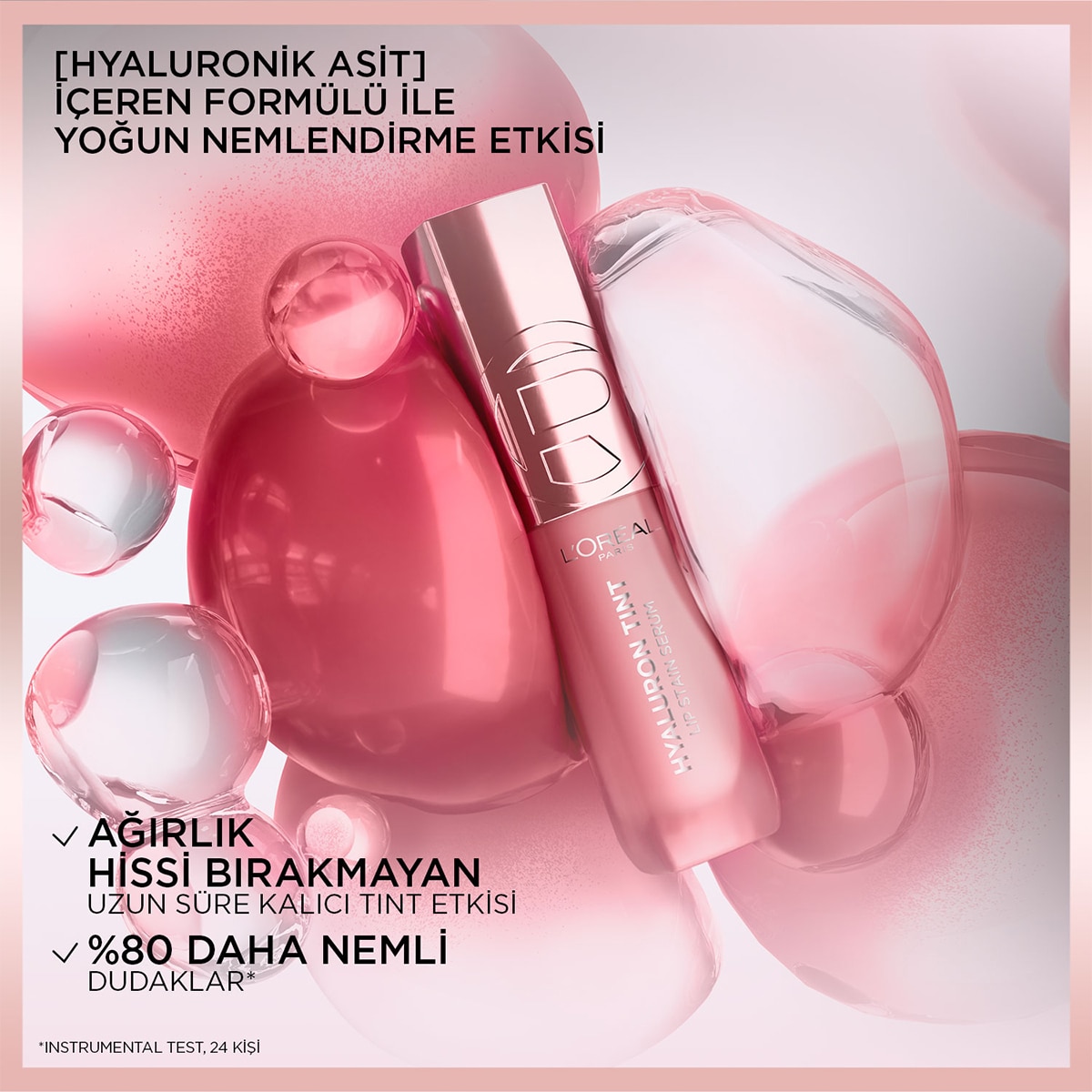  LOREAL PARIS LOREAL PARIS L'Oreal Paris Hyaluron Lip Tint 521 Bordeaux Please  1 of 6 