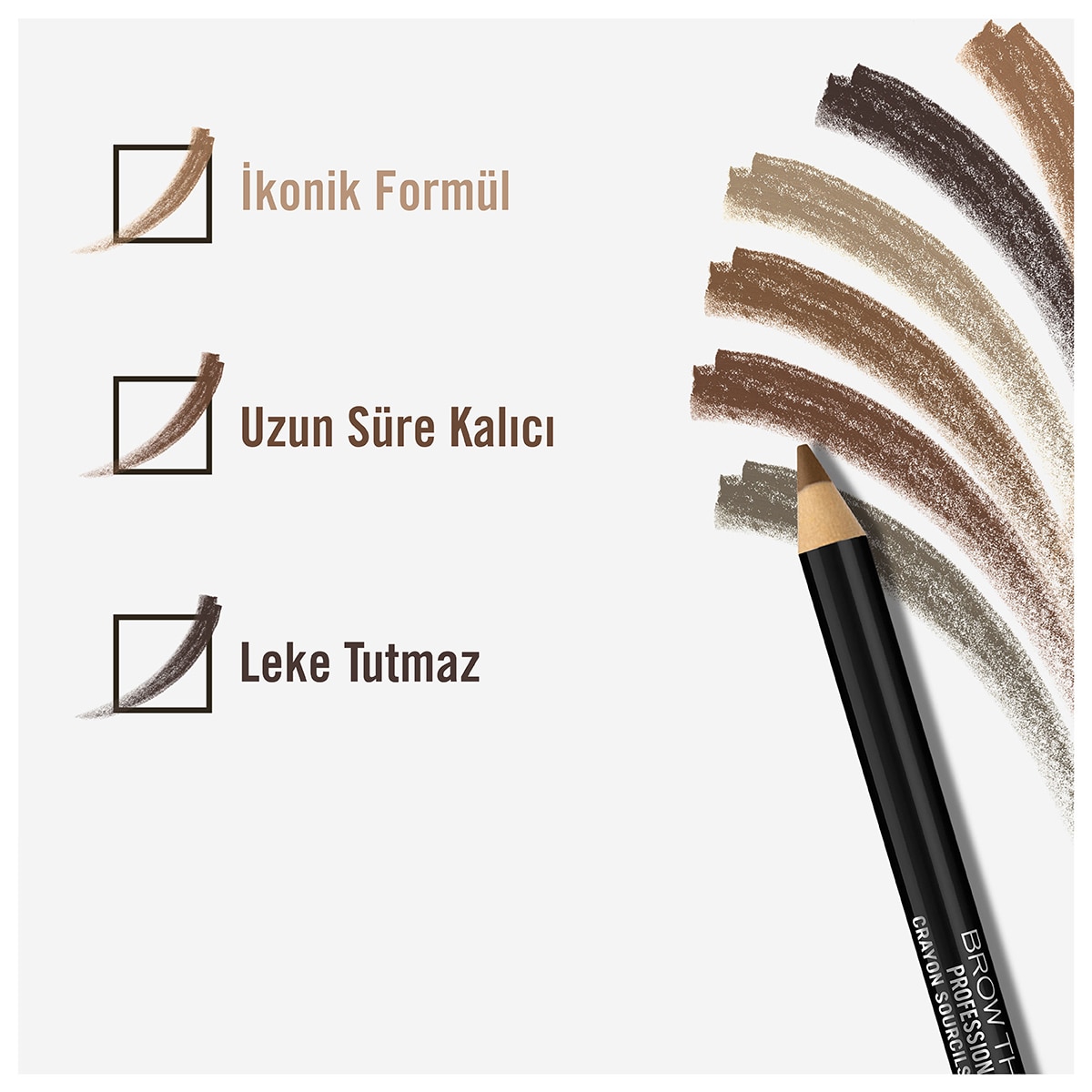 RIMMEL LONDON RIMMEL LONDON Rimmel London Professional Eyebrow Kaş Kalemi Siyah 1 of 6