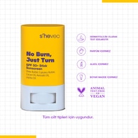 She Vec No Burn Just Turn Stick Güneş Kremi SPF50 15 g