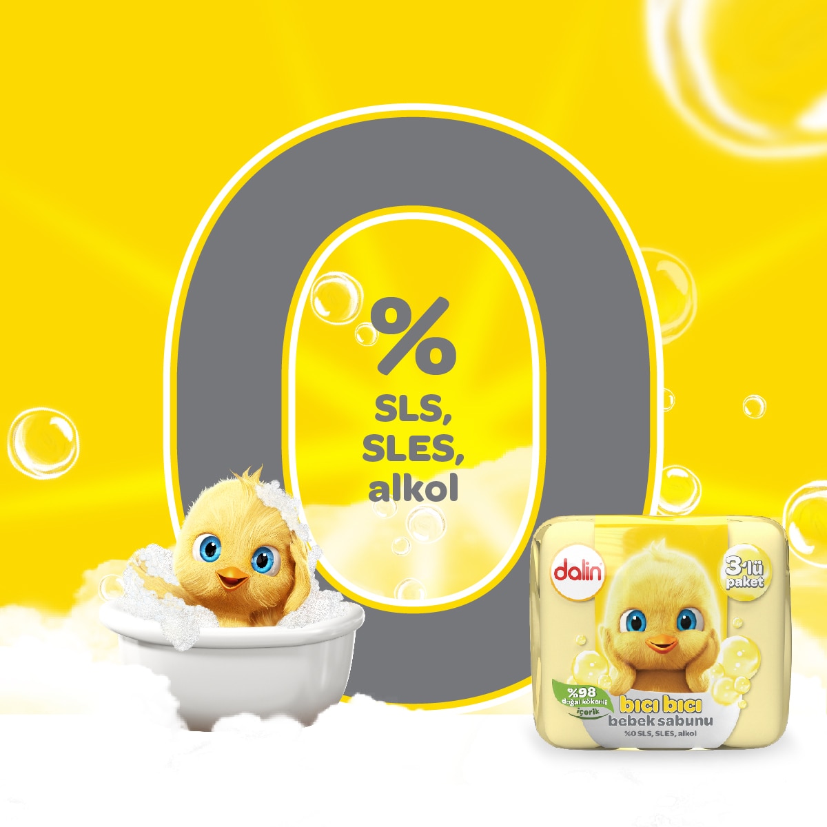  DALİN DALİN Dalin Klasik Katı Sabun 3x75 g  1 of 6 