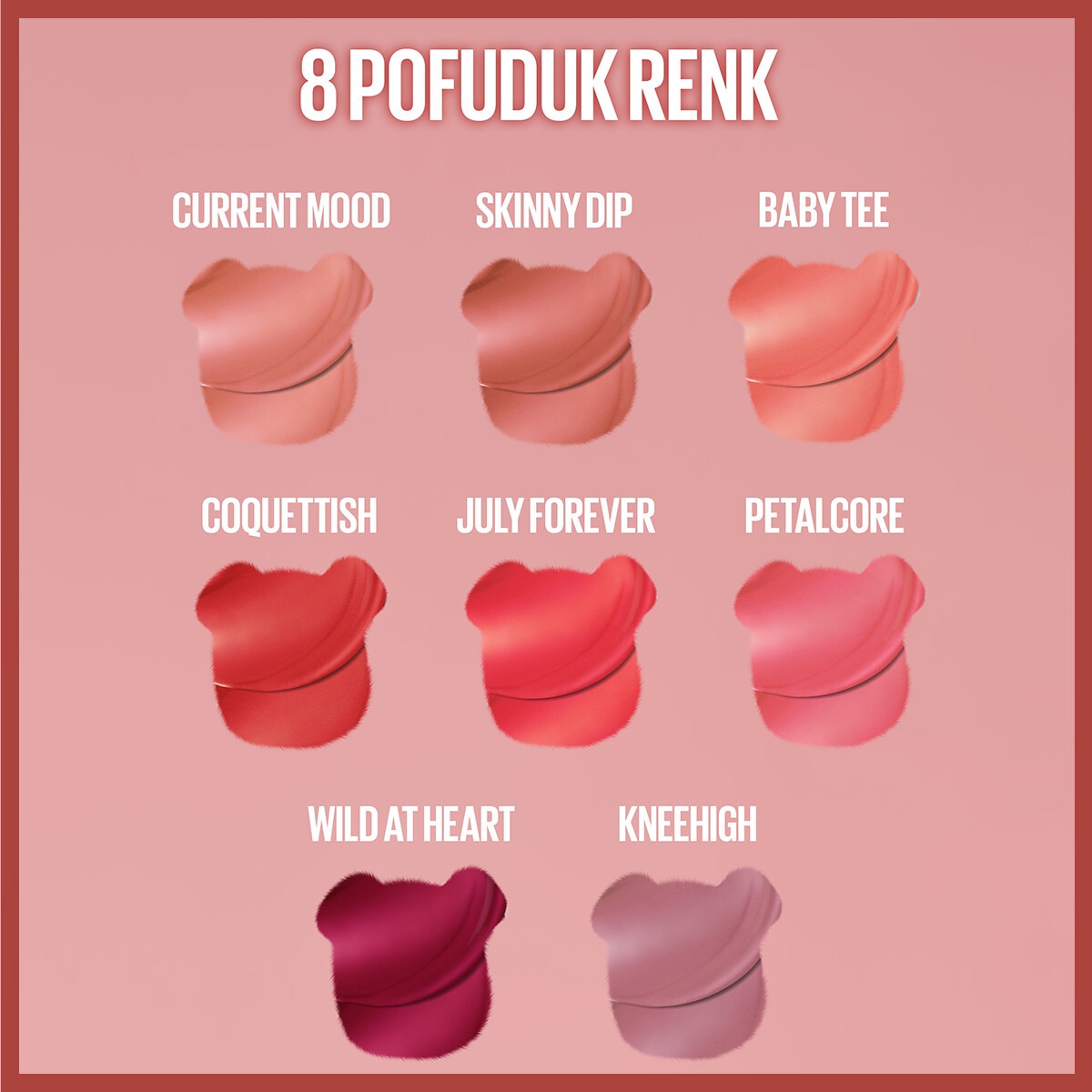  MAYBELLINE MAYBELLINE Maybelline New York Super Stay Teddy Tint Uzun Süre Kalıcı Likit Mat Tint 40 Petalcore  1 of 4 