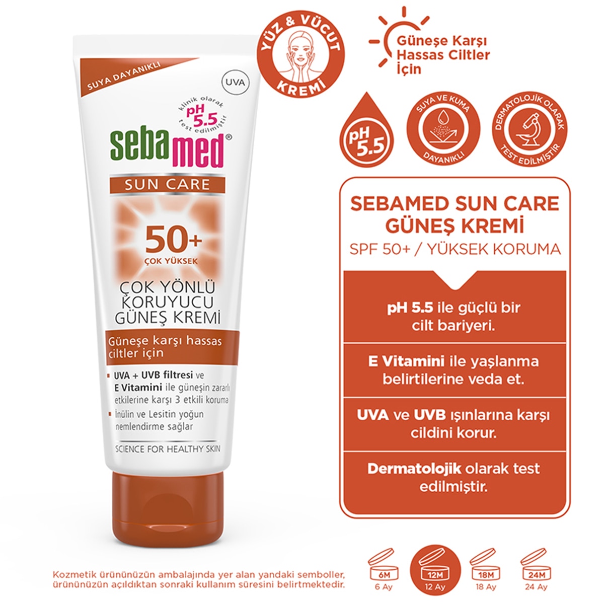 SEBAMED SEBAMED SUN Sebamed Sun Koruyucu Güneş Kremi Spf50+ 75 ml 1 of 8