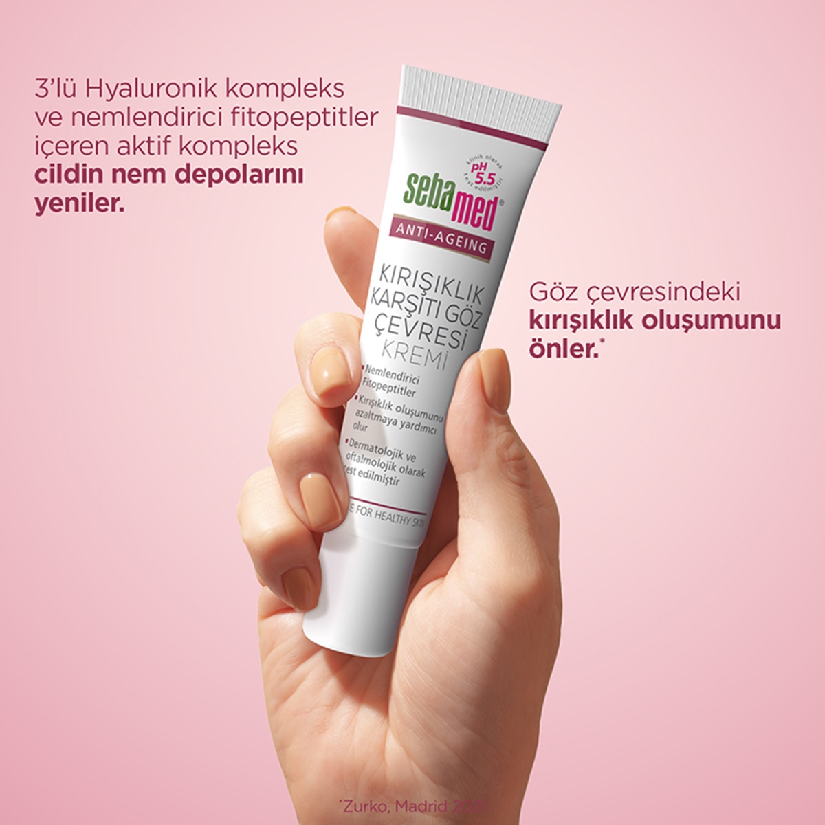  SEBAMED SEBAMED Sebamed Kırışıklık Karşıtı Dolgunlaştırı Göz Kremi 15 ml  1 of 5 