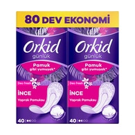 Orkid Yaprak Pamuksu Günlük Ped Deo Fresh 80 Adet Dev Ekonomi Paketi