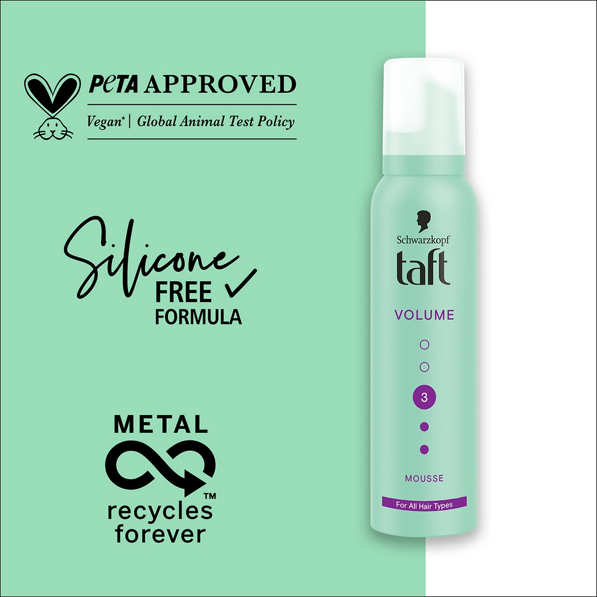  TAFT TAFT Taft Volume Köpük 150 ml  1 of 5 