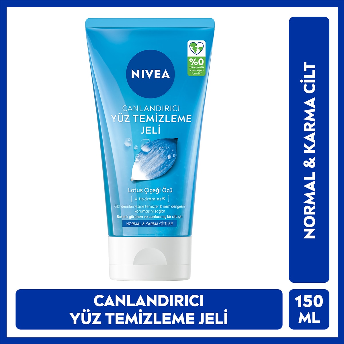 NIVEA VISAGE NIVEA VISAGE Nivea Canlandırıcı Yüz Temizleme Jeli Normal/Karma Cilt 150 ml 1 of 6