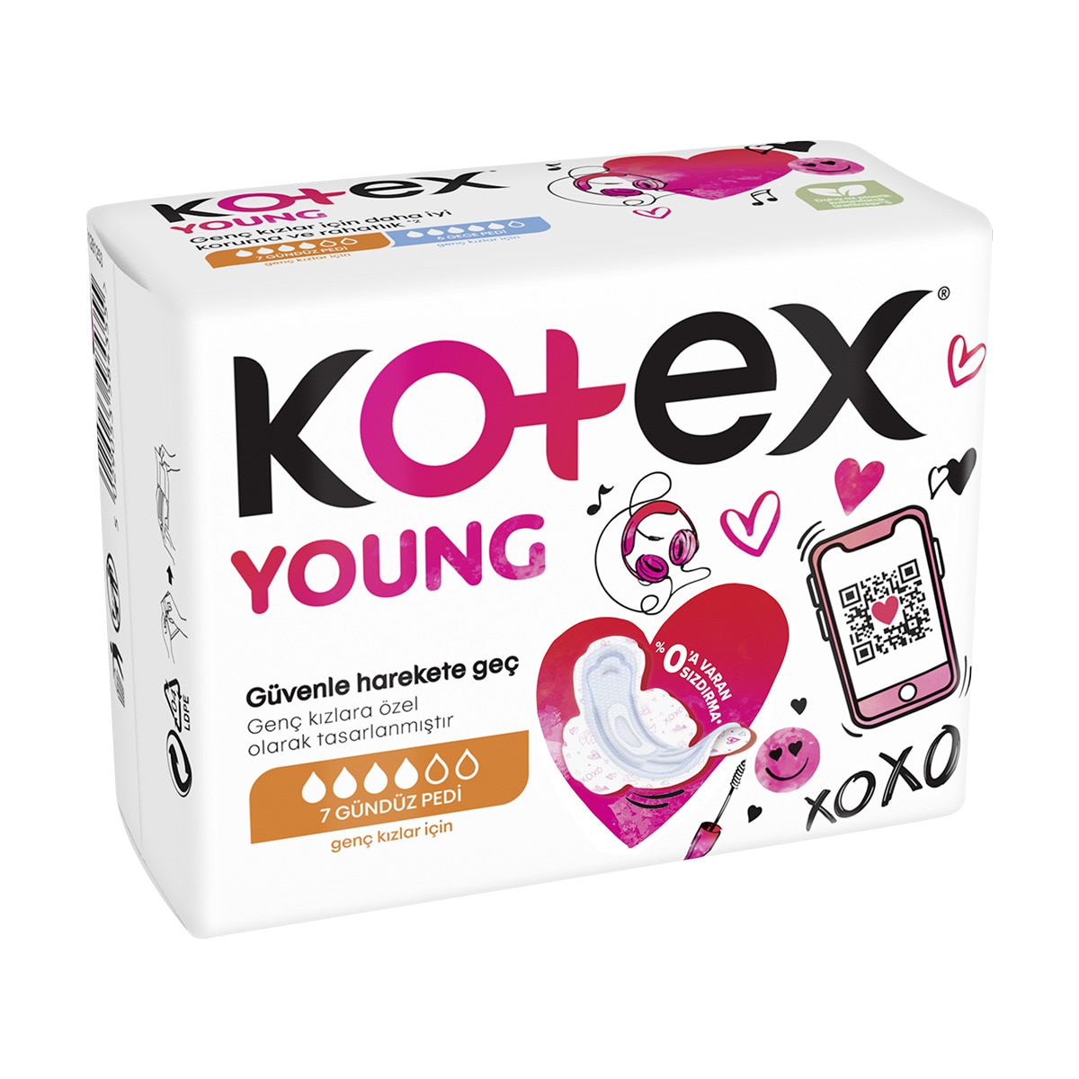 KOTEX KOTEX Kotex Young Tekli Paket Gündüz 6'lı 1 of 2