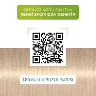 Palette Kalıcı Doğal Renkler Saç Boyası 12-1 Küllü Buzul Sarısı