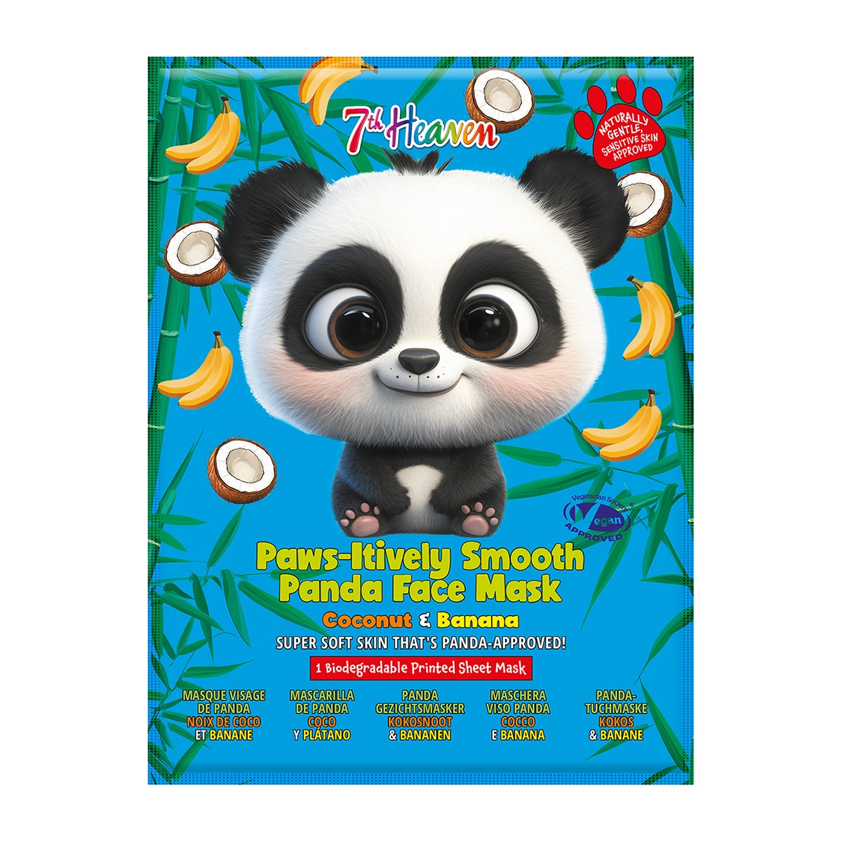  7TH HEAVEN 7TH HEAVEN M.Jeunesse Animal Yüz Maskesi Panda  M.Jeunesse Animal Yüz Maskesi Panda