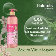 NATURALS BY WATSONS NATURALS BY WATSONS Naturals By Watsons Sakura Vücut Losyonu 490 ml 1 of 3