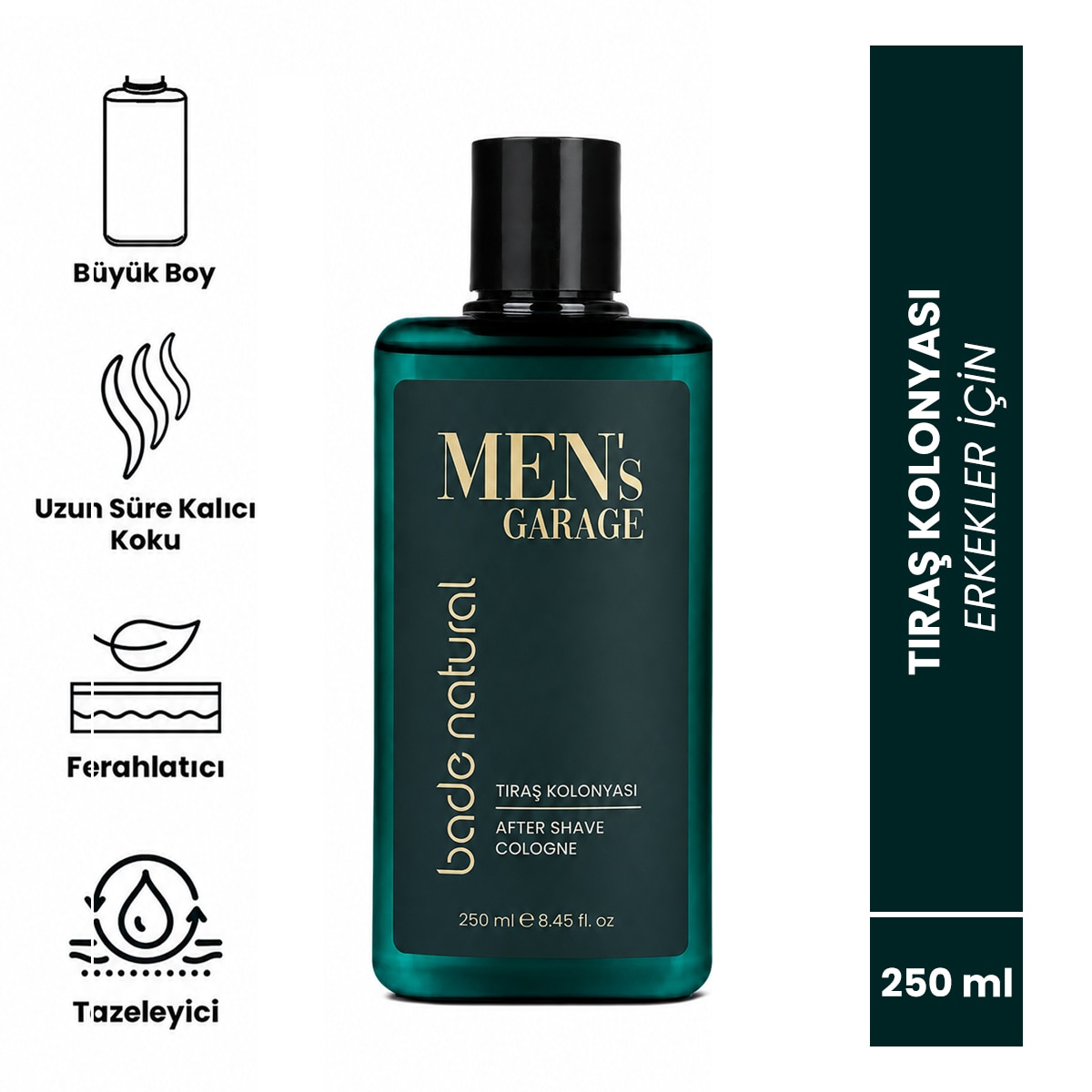 undefined BADE NATURAL EXC. Bade Natural Men's Garage Tıraş Kolonyası 250 ml 1 of 1