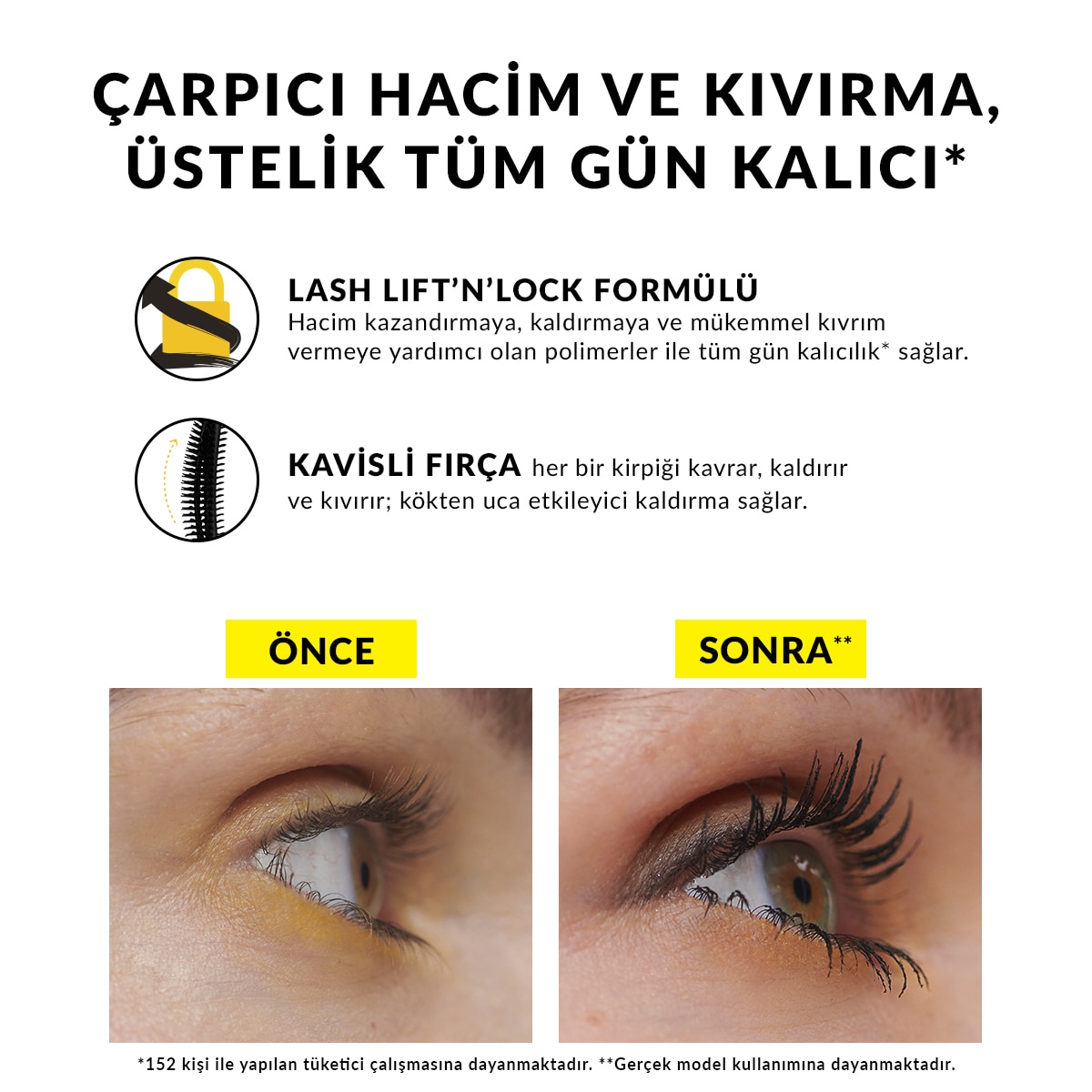  AVON AVON Avon Wonder Curl Volume Curl & Lift Maskara Blackest Black  1 of 5 