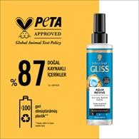 Gliss Aqua Revive Nemlendirici Sıvı Saç Bakım Kremi Hyaluron ve Deniz Yosunu Özü ile 200 ml