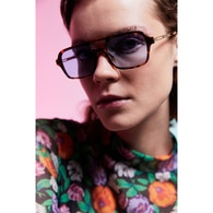 Aqua Di Polo 1987 Unisex Retro Leopar Güneş Gözlük APSS074701