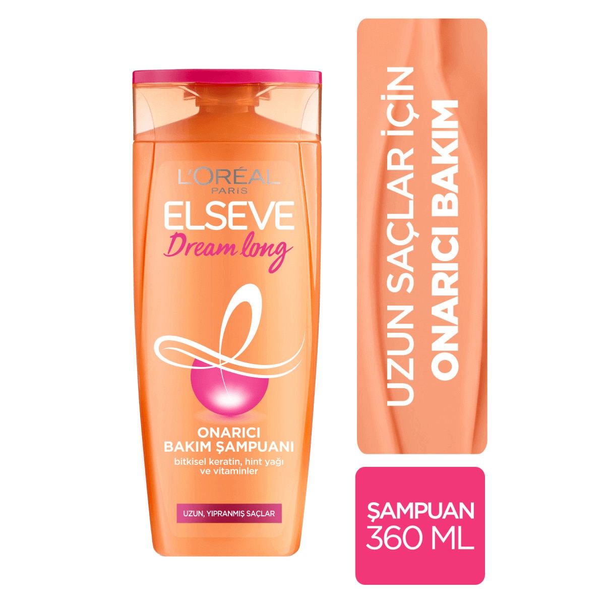  ELSEVE ELSEVE Elseve Dream Long Onarıcı Bakım Şampuanı 360 ml  1 of 4 