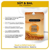  MORFOSE MORFOSE Morfose Saç Maskesi Süt Bal 25 ml  1 of 5 