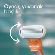 GILLETTE VENUS GILLETTE VENUS Gillette Venus Riviera Kullan At Kadın Tıraş Bıçağı 2'li 1 of 11