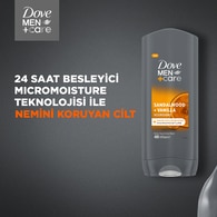  DOVE MEN DOVE MEN Dove Men +Care Sandalwood + Vanilya Duş Jeli 400 ml  1 of 11 