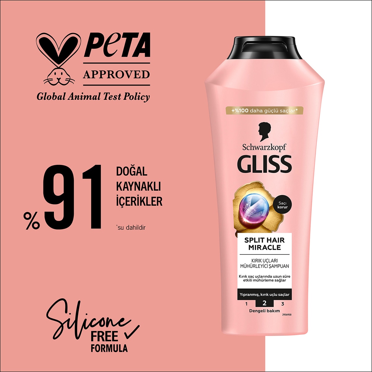 GLISS GLISS Gliss Şampuan Split Hair Miracle 400 ml 1 of 7