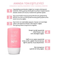  SİNOZ SINOZ Sinoz Pink Touch Ton Eşitleyici Yüz Güneş Kremi SPF50+ 50 ml  1 of 10 