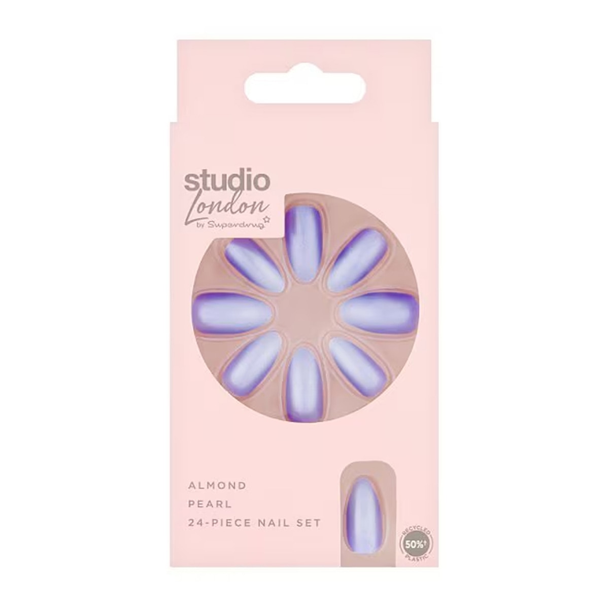  SUPERDRUG SUPERDRUG Superdrug Studio Takma Tırnak Lila 24'lü  1 of 1 