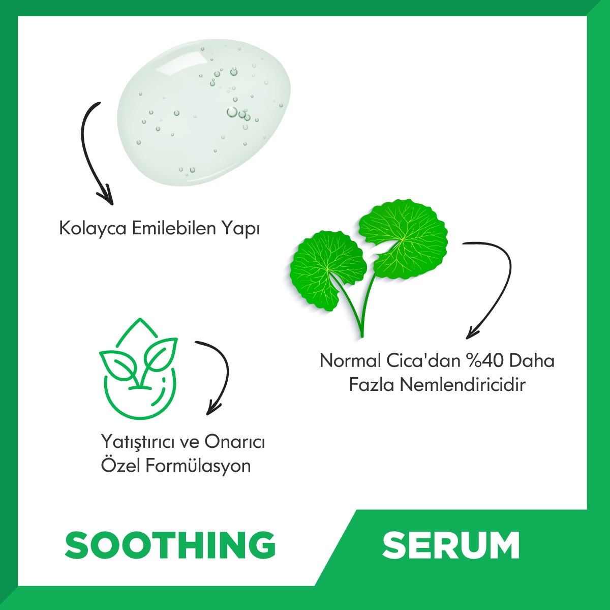  PURE BEAUTY PURE BEAUTY Pure Beauty Cica Soothe Serum 30 ml  1 of 3 