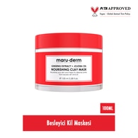 Maruderm Ginseng Özü + Jojoba Yağı Besleyici Kil Maskesi 105 ml