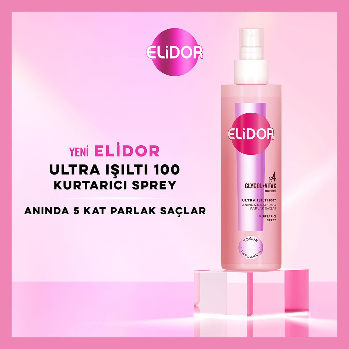  ELİDOR ELİDOR Elidor Sıvı Saç Kremi Ultra Işıltı 200 ml  1 of 10 
