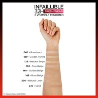 L'Oreal Paris Infaillible 32H Fresh Wear C Vitaminli Fondöten 220 Sand