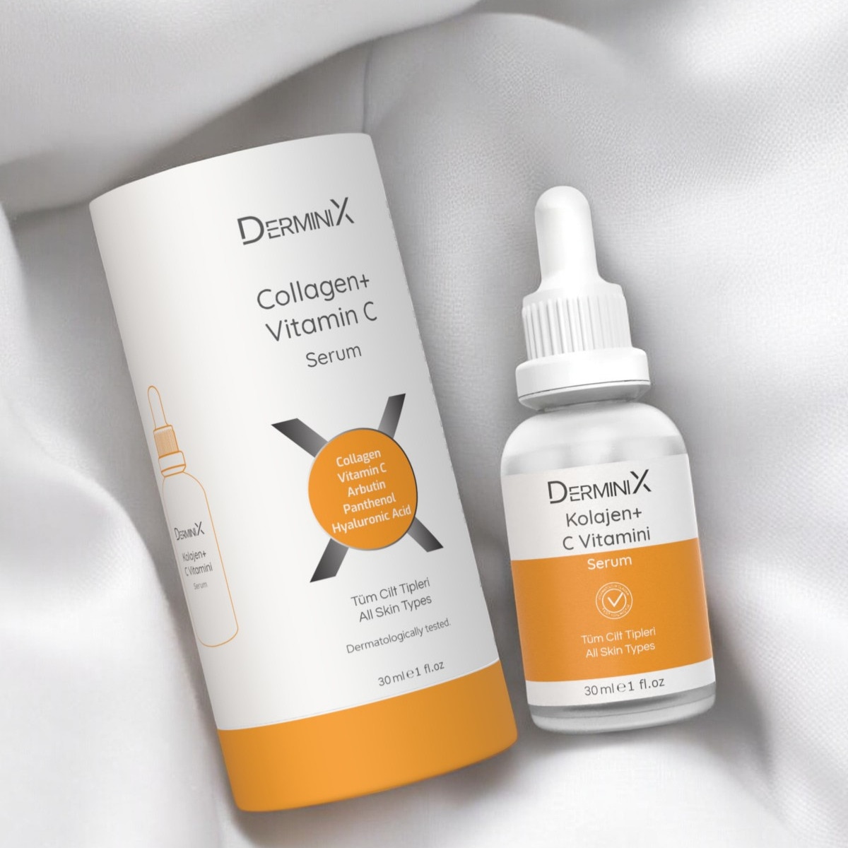  DERMINIX DERMINIX Derminix Cilt Serumu Collagen ve C Vitamini 30 ml  1 of 5 