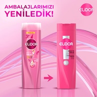 Elidor Superblend Saç Bakım Şampuanı Güçlü ve Parlak E Vitamini Makademya Yağı Kolajen 400 ml