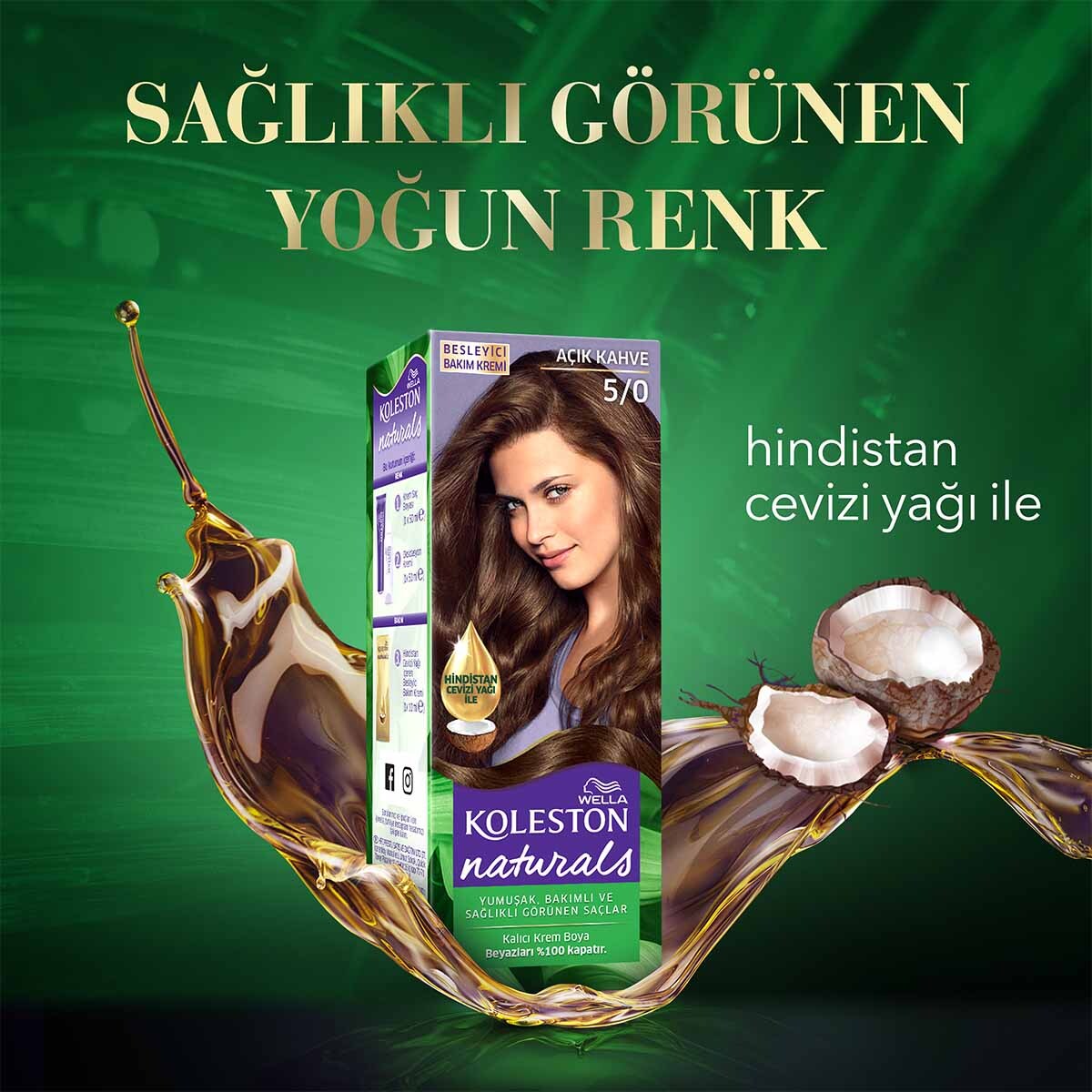 KOLESTON NATURALS KOLESTON NATURALS Wella Koleston Naturals Saç Boyası 5/0 1 of 7