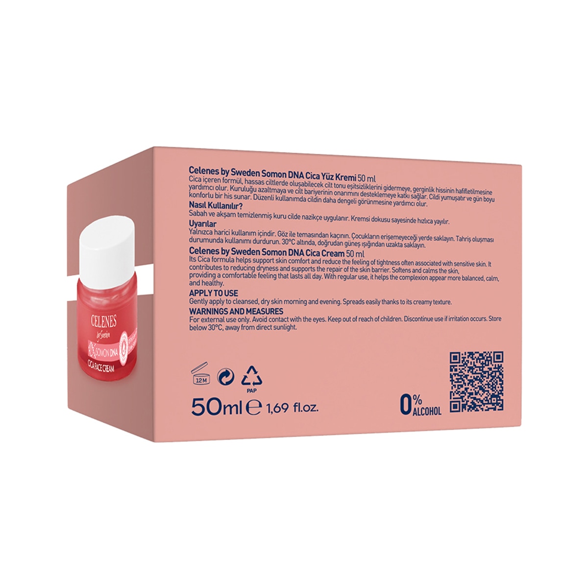  CELENES CELENES Celenes Somon DNA PDRN Onarıcı & Yenileyici Cica Yüz Kremi 50 ml  1 of 6 