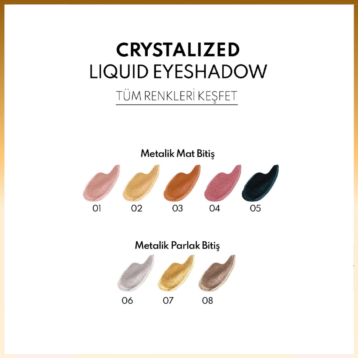  NOTE NOTE Note Crystalized Liquid Eyeshadow 02 Miracle Light  1 of 6 
