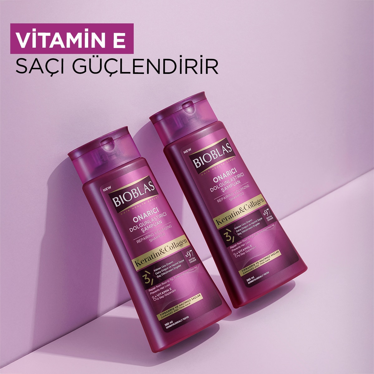  BIOBLAS BIOBLAS Bioblas Collagen and Keratin Şampuan 360 ml  1 of 5 