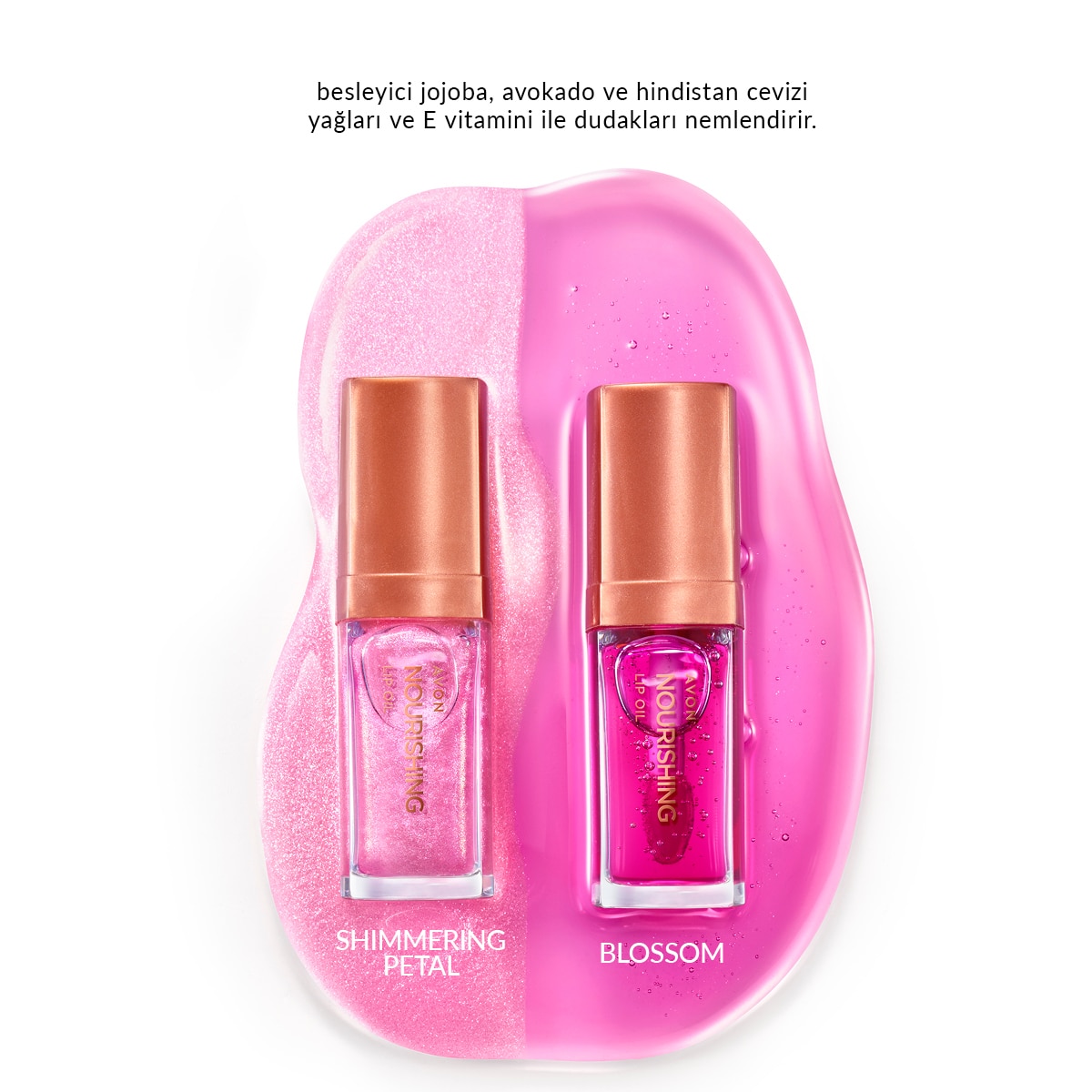  AVON AVON Avon True Dudak Bakım Yağı Shimmering Petal  1 of 2 