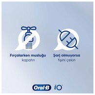 Oral-B iO3 Şarjlı Diş Fırçası Siyah ve Mavi 2'li Set