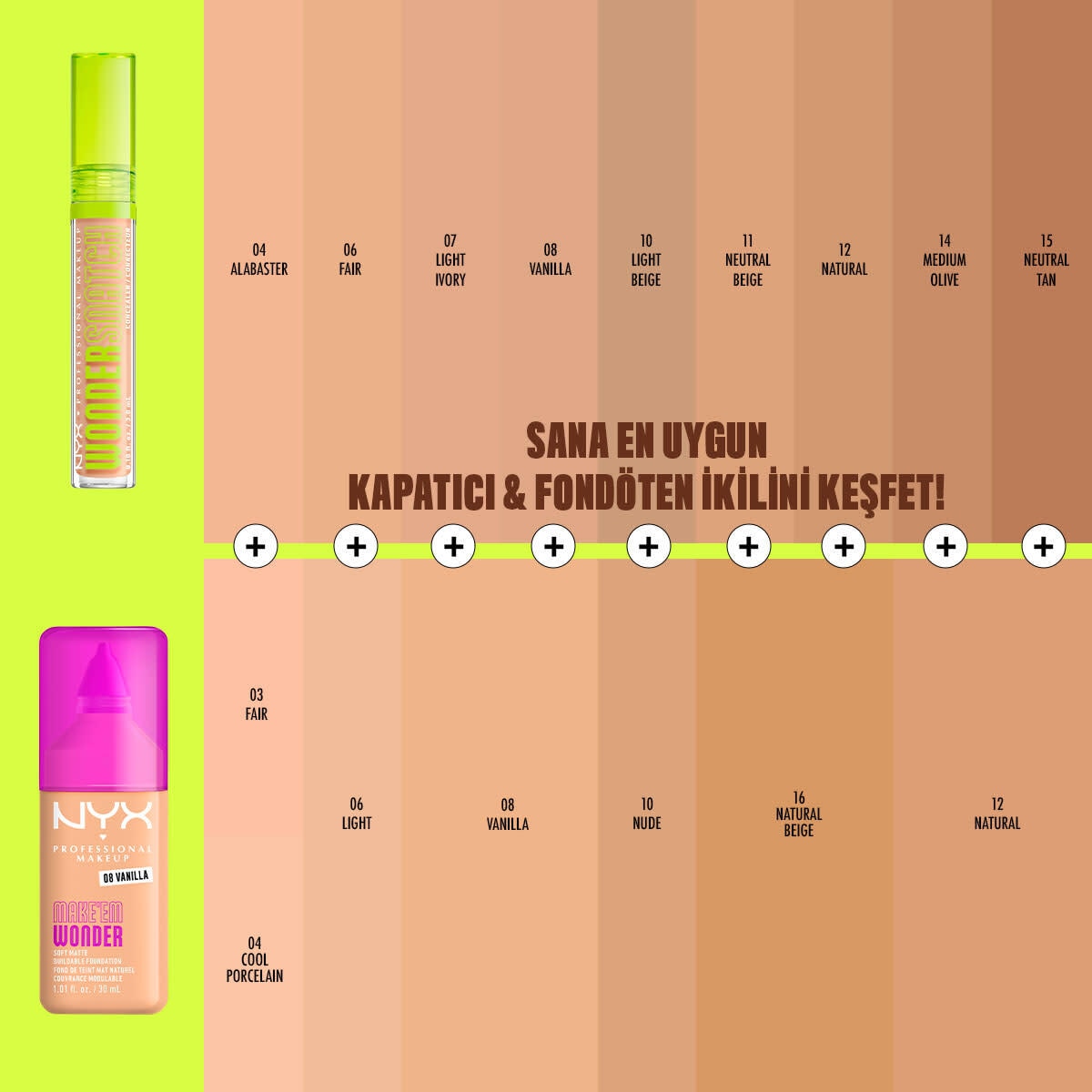 NYX Nyx Professional Makeup Wonder Snatch Nemlendirme Etkili