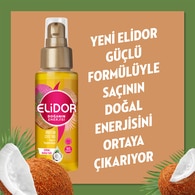 Elidor Doğanın Enerjisi Serum Saç Bakım Yağı Hindistan Cevizi Yağı 80 ml