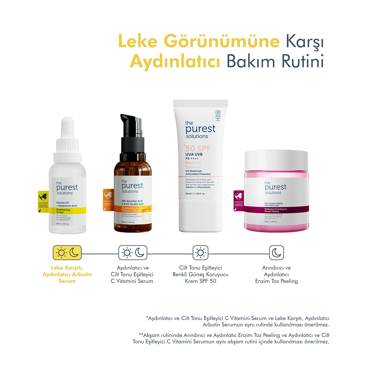 THE PUREST SOLUTIONS THE PUREST SOLUTIONS The Purest Solutions Leke Karşıtı Serum 30 ml 1 of 6