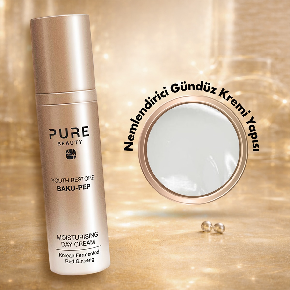  PURE BEAUTY PURE BEAUTY Pure Beauty Youth Restore Nemlendirici Gündüz Kremi 50 ml  1 of 6 