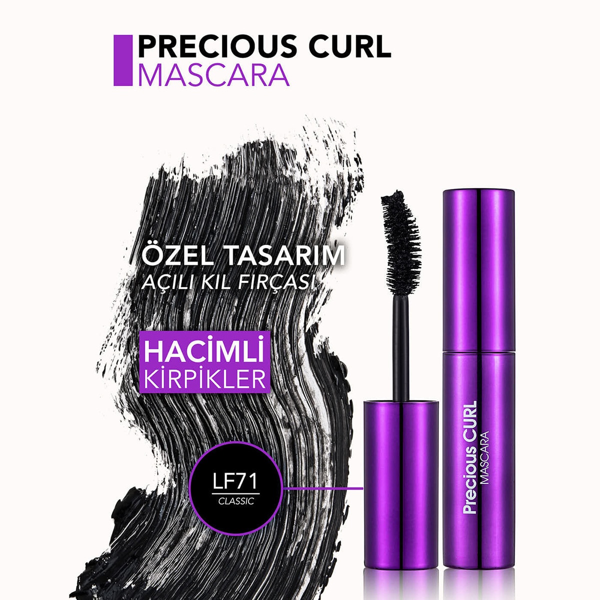  FLORMAR FLORMAR Flormar Precious Curl Hacim Veren Maskara Klasik Siyah  1 of 7 