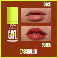 Nyx Professional Makeup Fat Oil Lip Drip Parlatıcı Dudak Yağı Scrollin