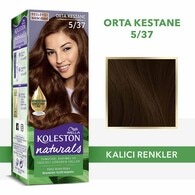  KOLESTON NATURALS KOLESTON NATURALS Wella Koleston Naturals Saç Boyası 5/37 Orta Kestane 