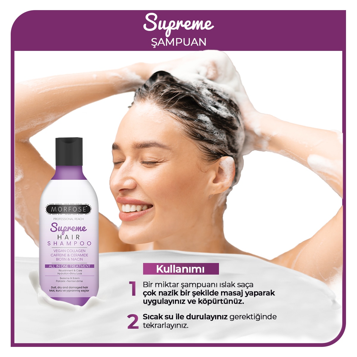  MORFOSE MORFOSE Morfose Supreme Saç Şampuanı 300 ml  1 of 5 