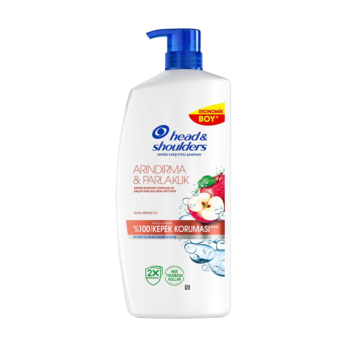 HEAD&SHOULDERS HEAD&SHOULDERS Head&Shoulders Arındırma ve Parlaklık Kepek Karşıtı Şampuan Elma Sirkesi 800 ml 1 of 5