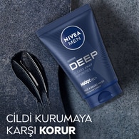 Nivea Men Deep Dimension Yüz Temizleme Jeli 100 ml