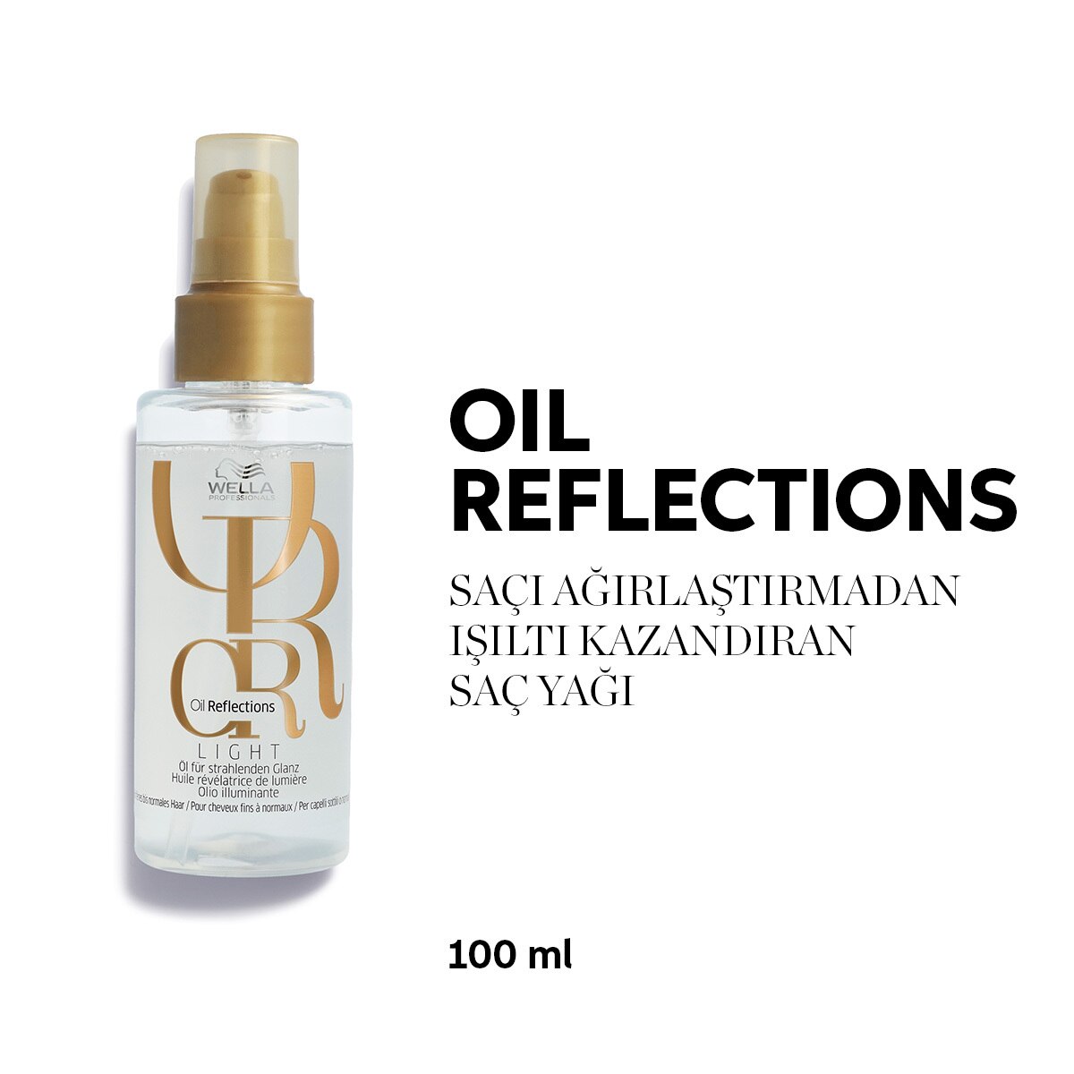  undefined WELLA PROFESSIONALS EXC. Wella Professionals Oil Reflections Işıltı Sağlayan Hafif Saç Yağı 100 ml   1 of 6 