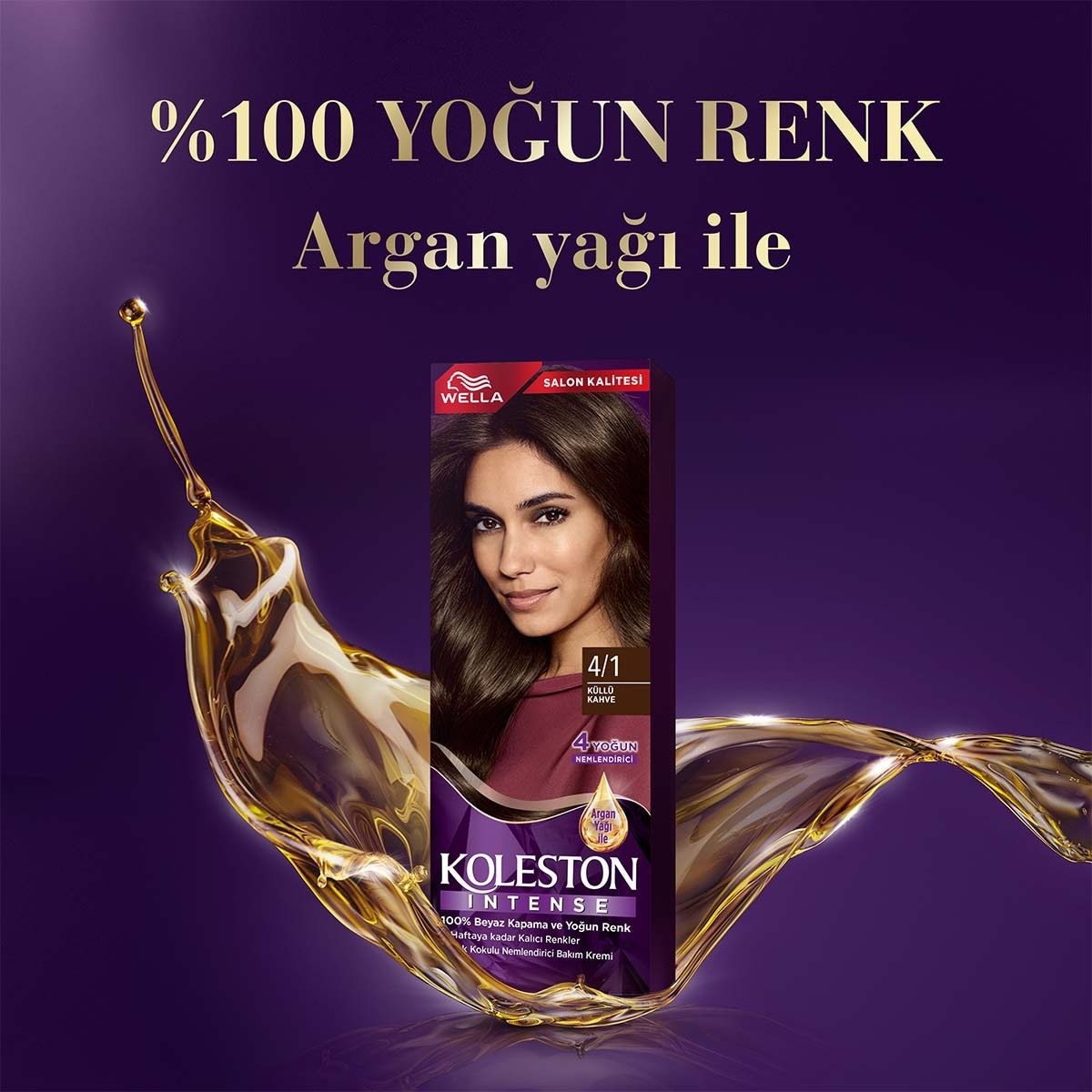  KOLESTON KOLESTON NATURALS Wella Koleston Intense Saç Boyası 4/1 Küllü Kahve  1 of 7 
