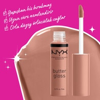 Nyx Professional Makeup Butter Gloss Dudak Parlatıcısı Madeleine